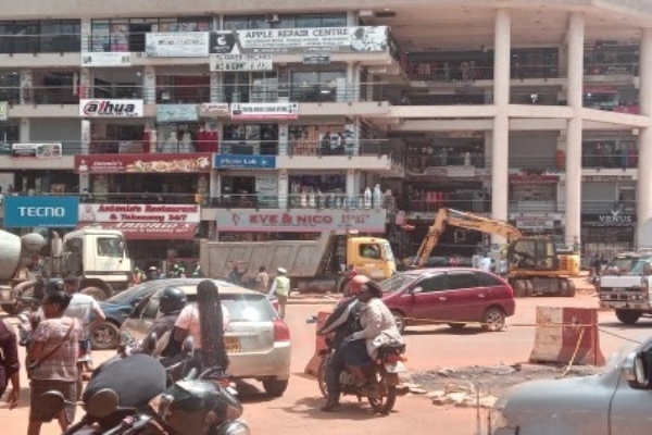 City Square Round About. Kampala.