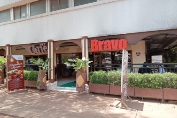 Cafe Bravo. Kampala.